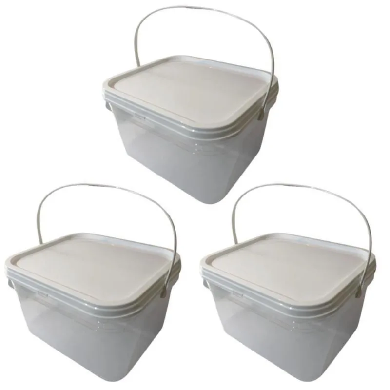 Balde 2-4L Ideal Para Jardinagem-Kit 3 Pçs