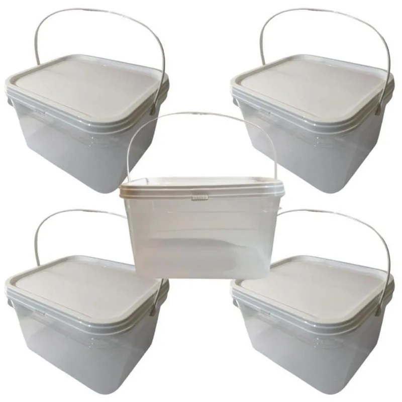 Balde Alça Plastica Para Essencia 2.4l-Kit 5 Pçs