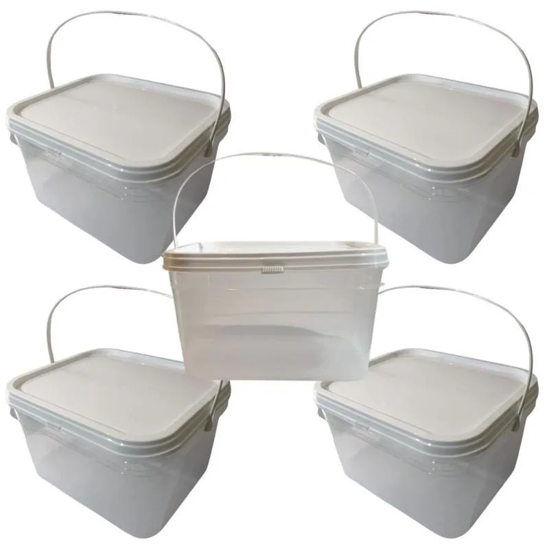 Baldes De Plastico Para Conservar -kit 5 Pçs