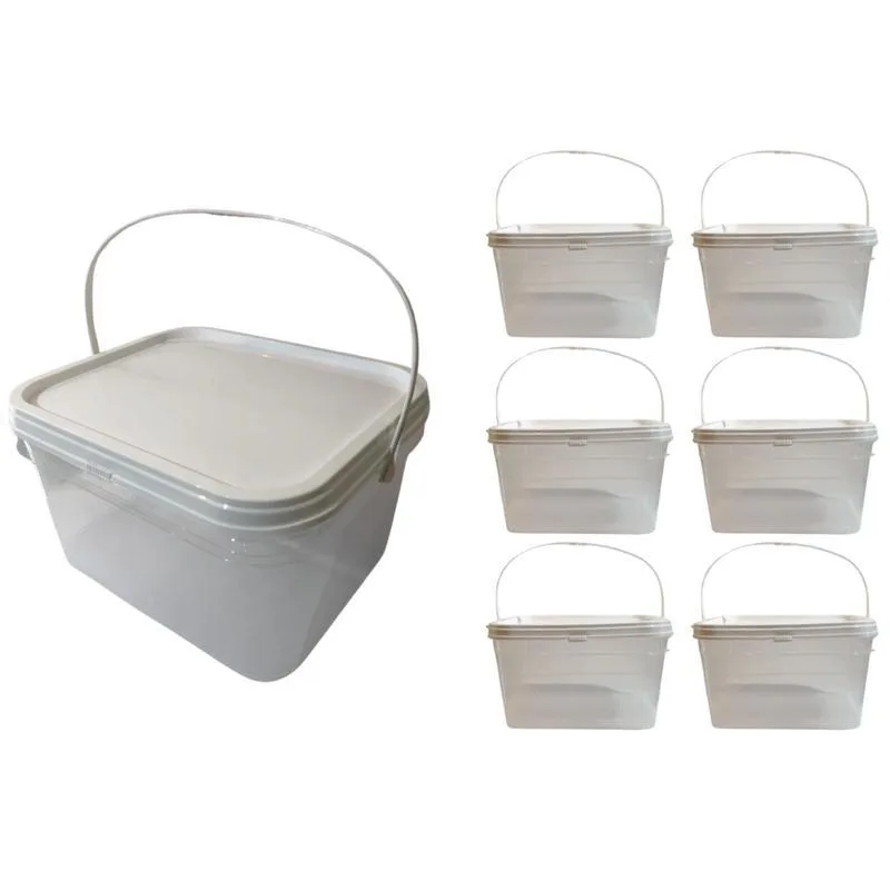 Balde Para Salada De Frutas 2.4 Litros -kit 6 Pçs