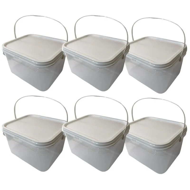 Balde 2-4l Para Armazenar Tomates-kit 6 Pçs