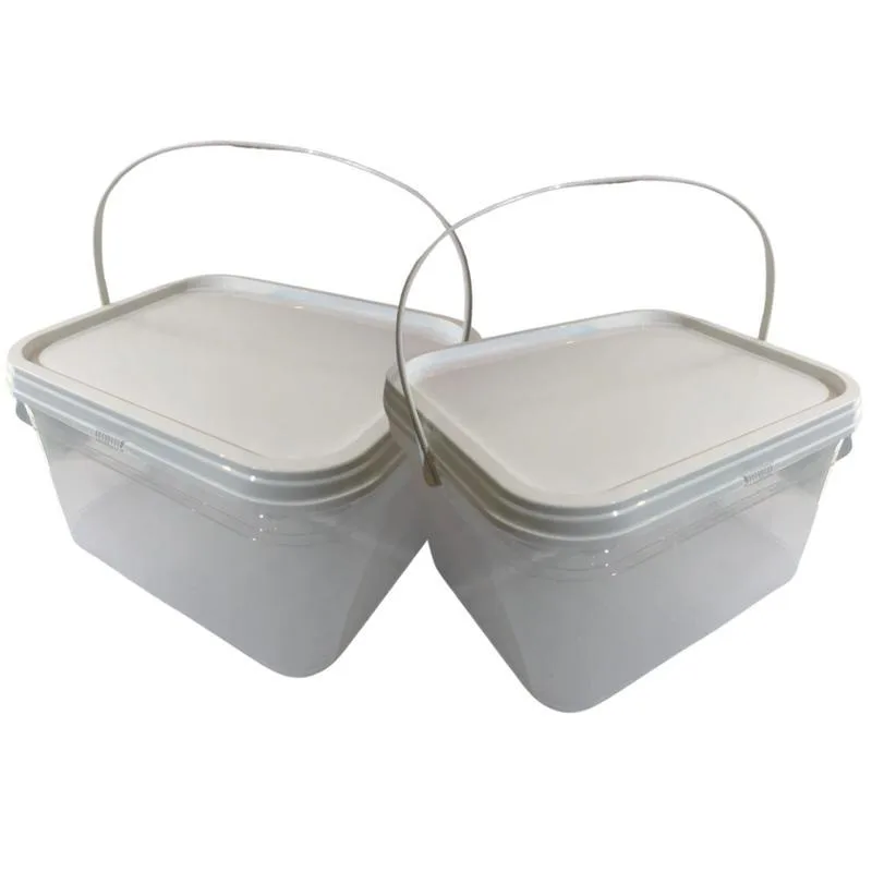 Balde Para Cachorro 2.4 Litros Transparente-kit 7 Pçs