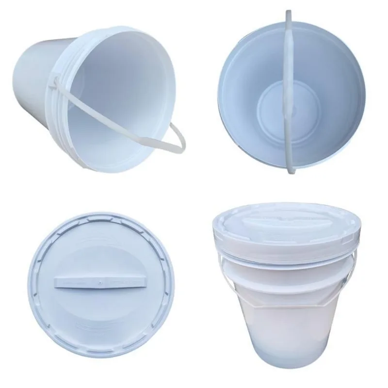 Balde Industrial Com Reforço Lateral - Kit 4 Pçs