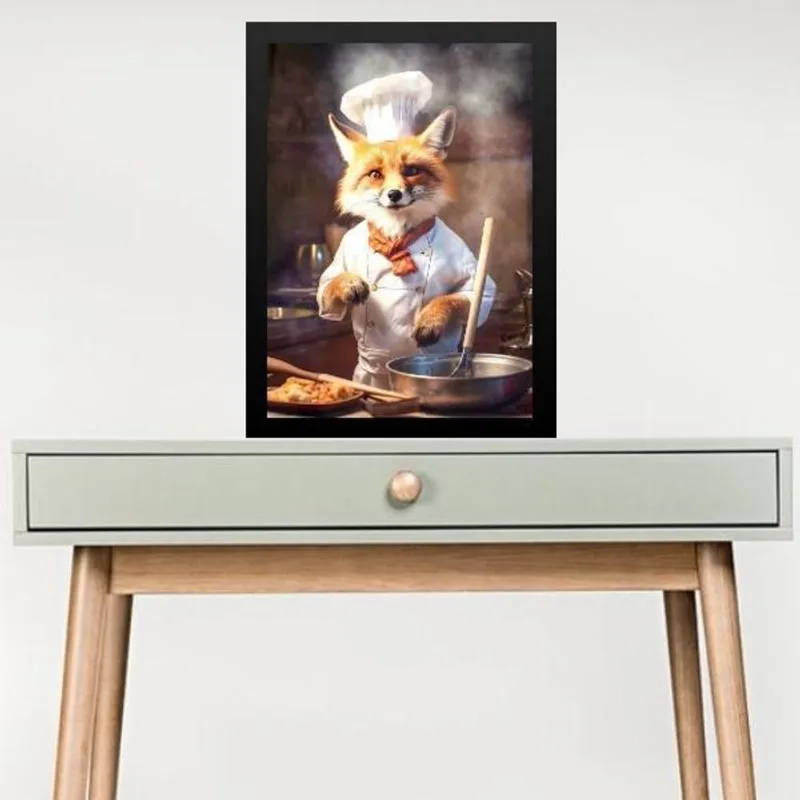 Quadro Decorativo Cozinha - Raposa 24x18cm