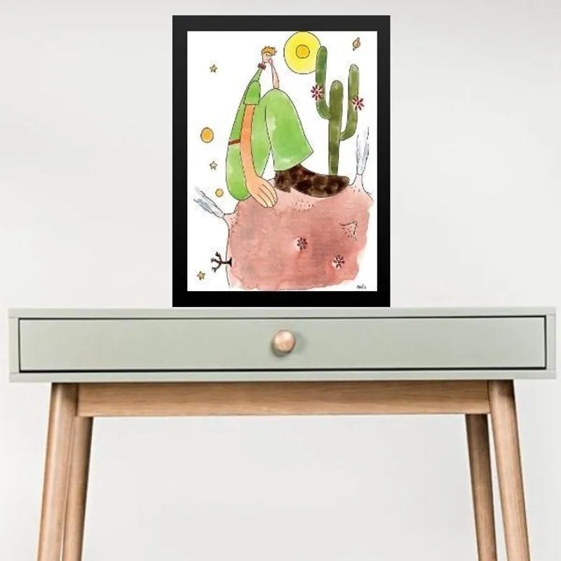 Quadro Pequeno Príncipe - Abaporu 45X34Cm