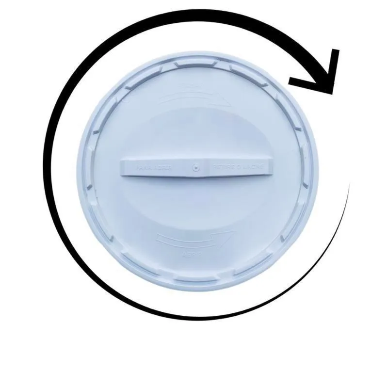 Balde Para Fermentaçao 20L Tampa De Rosquear - Kit 17 Pçs