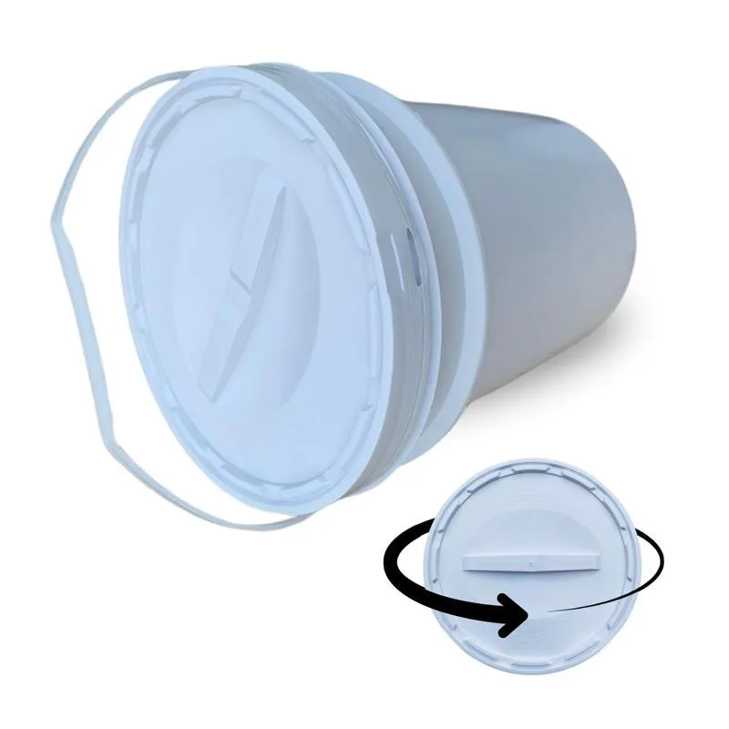 Pote Para Caldo 20 Litros Tampa Rosca-kit 18 Pçs