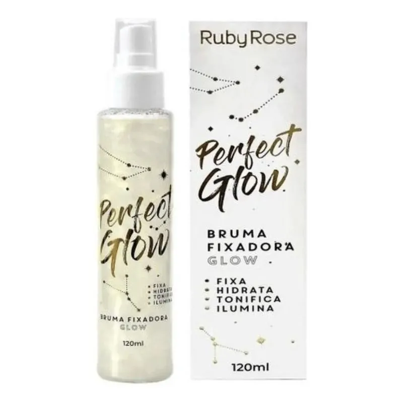 10x Ruby Rose Bruma Fixadora Perfect Glow 120ml Hb 334 -ori