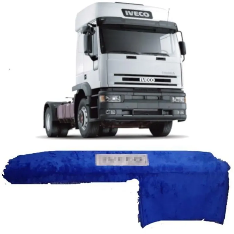 Capa De Painel Chinil Com Logo Para Iveco Eurotech Azul