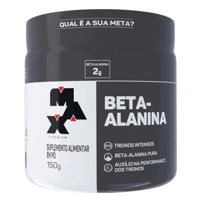 Suplemento Academia Em Pó 150g Beta Alanina Sabor Natural Ma