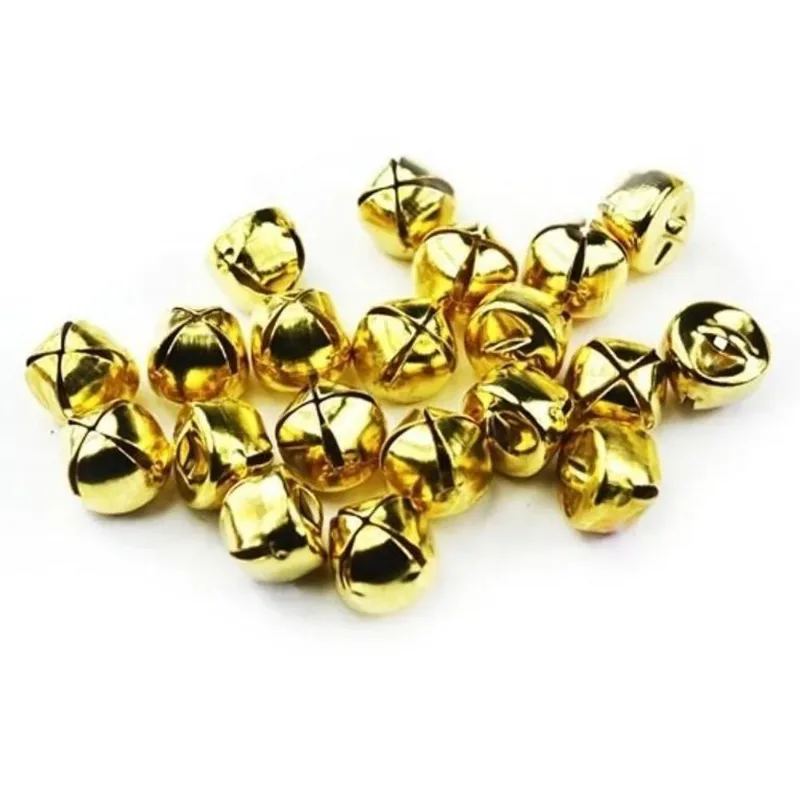 5x Guizo Dourado 12mm Artesanato Pet Bijuteria Kit 100 Peças