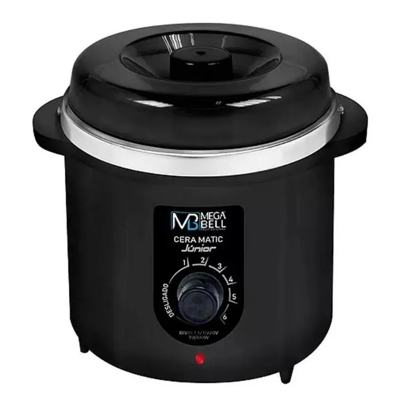 5x Panela Termocera Junior Corpo Preto 400g Sem Refil Mega B