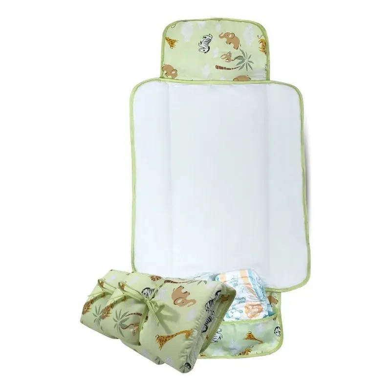 Trocador De Fralda Impermeável Dobrável Lindas Estampas Safa