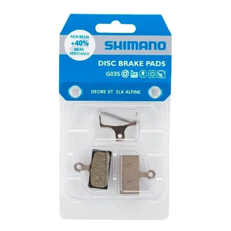 Pastilha De Freio Shimano Deore Slx Xt Xtr G03s C/mola