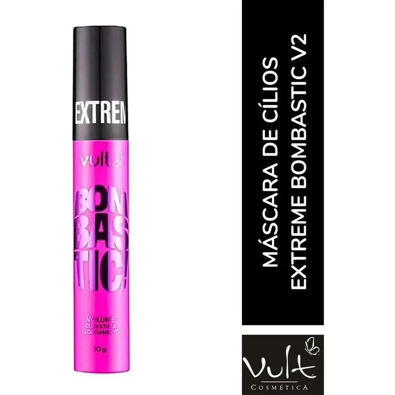 Máscara Para Cílios Vult Extreme Bombastic Volume Cor Preto