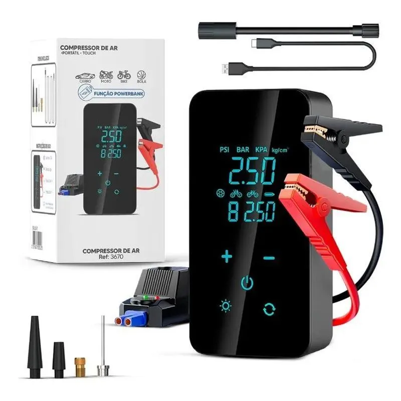 Calibrador Compressor De Ar Digital Com Auxiliar De Partida