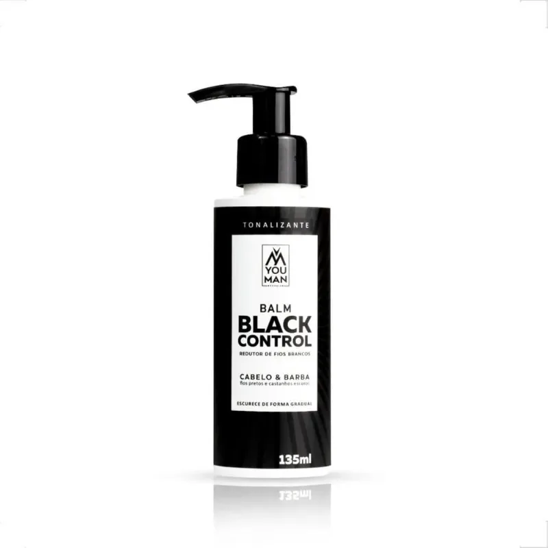 Preenchedor De Falhas E Escurecedor De Barba Black Control