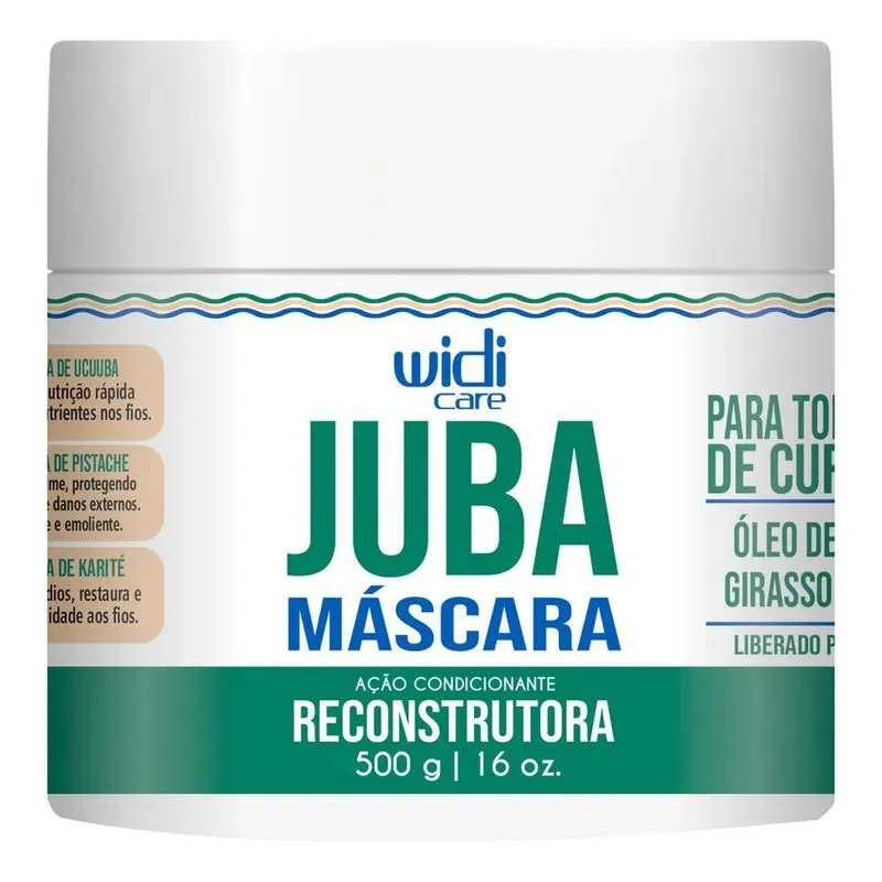 Widi Care Juba Máscara Reconstrutora Condicionante 500g