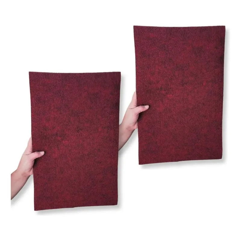 Arranhador Para Gatos Adesivo De Carpete 31x48cm Vermelho