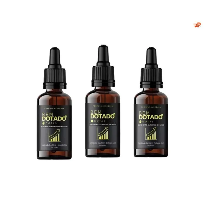 Kit 3 Bem Dotado Gotas 30ml