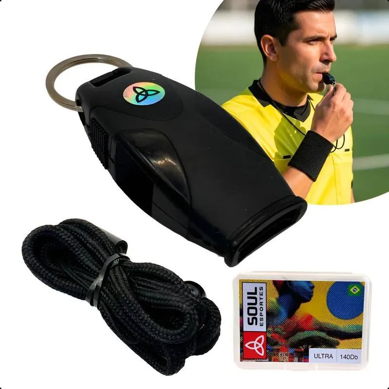 Apito Ultra Superior Fox Sharx Esportes Profissional 14 Pret