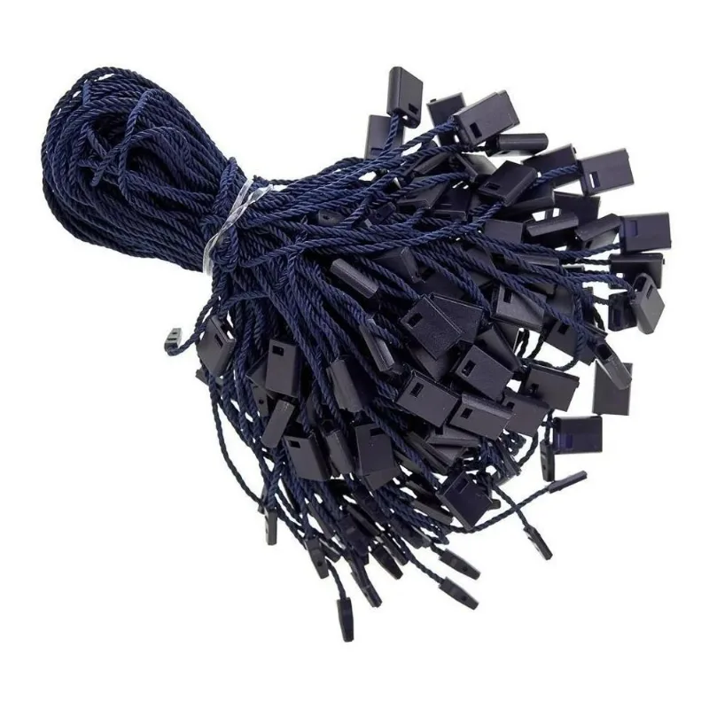 1000 Lacres Autenticidade, Pendura Tag, Corda Par Azul-marin