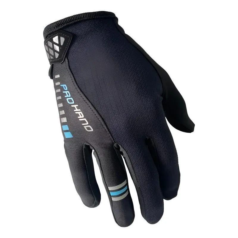 Luva Bike Ciclismo Pro Hand Dedo Longo Adulto R Preto P