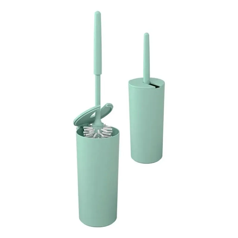 Escova Sanitária Limpar Vaso Sanitário Banheiro Com T Verde