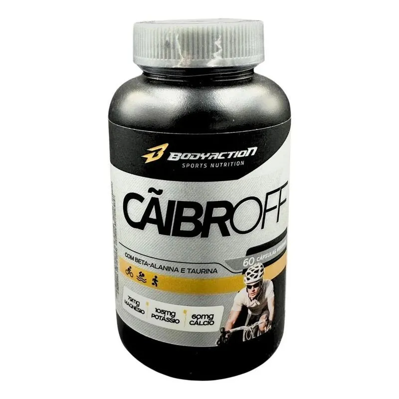 3x Caibroff 60 Caps Anti Caimbras Potássio Magnésio B Alanin