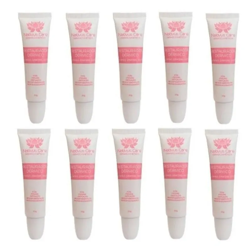 Kit Com 10 Restaurador Dérmico Micropigmentação Nativus Care
