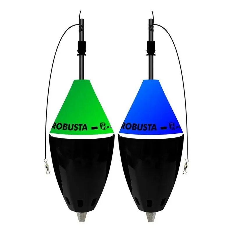 10x Kit C 2 Cevadeiras Robusta 65g Verde Y Azul Jr Pesca
