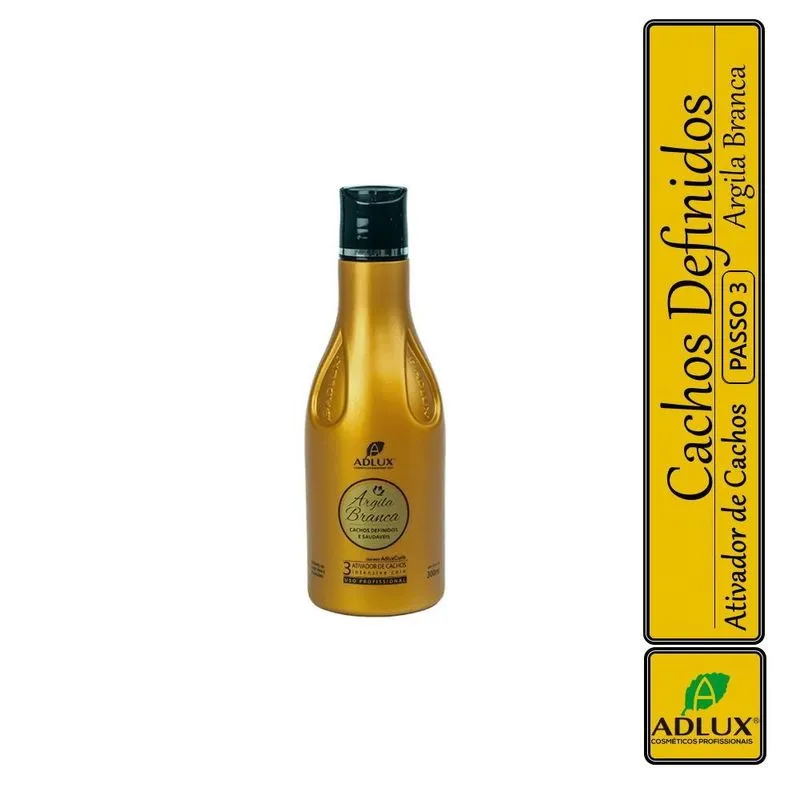 Argila Branca Ativador De Cachos Definidos 300ml Adlux