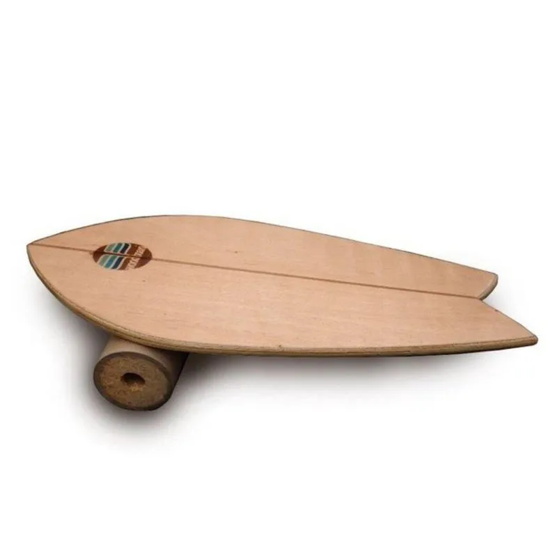 Prancha De Equilibrio Em Madeira Woodboard Suporta 100 Kg