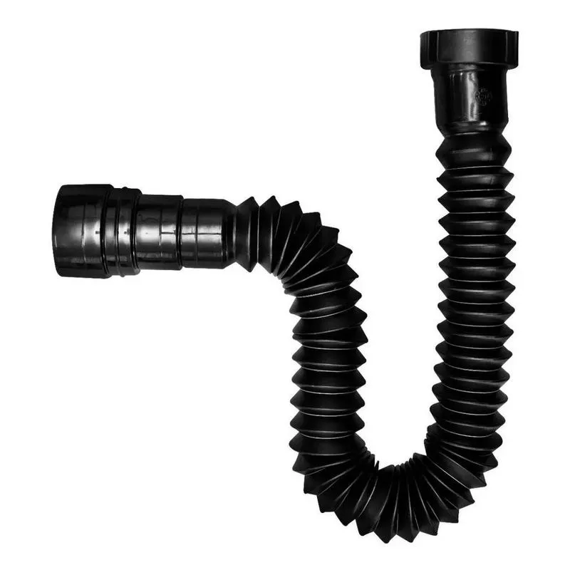 5x Sifão Extensivo Universal Preto 60cm Astra Ssum3