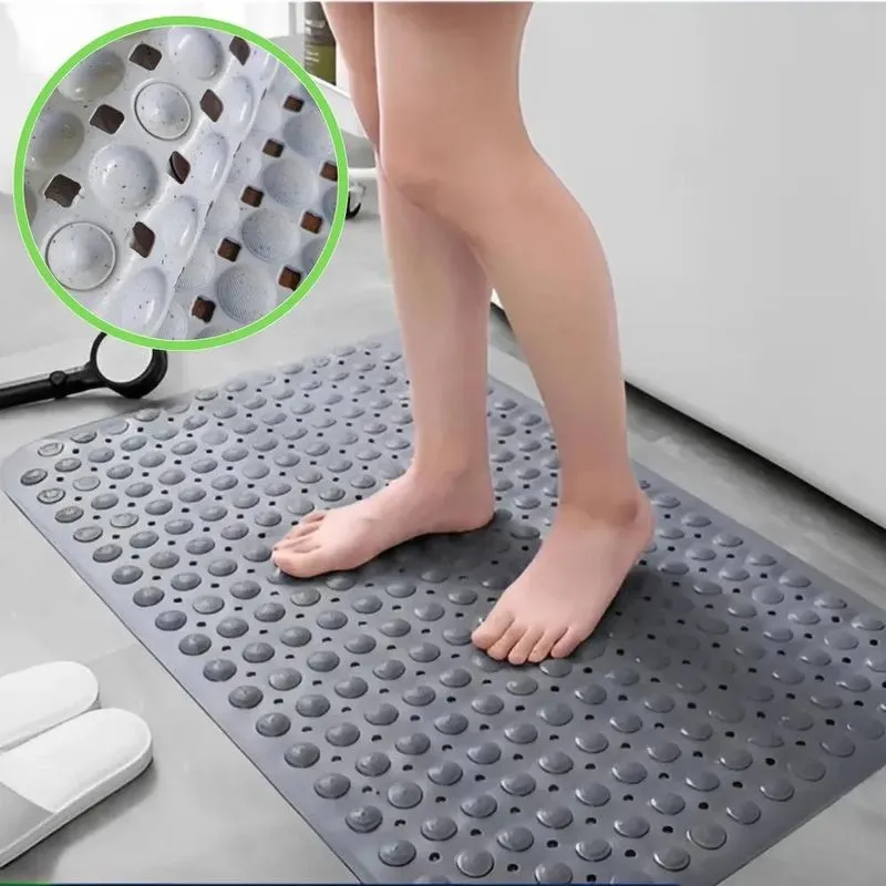10x Tapete Para Box Banheiro Antiderrapante Retangular 36x7