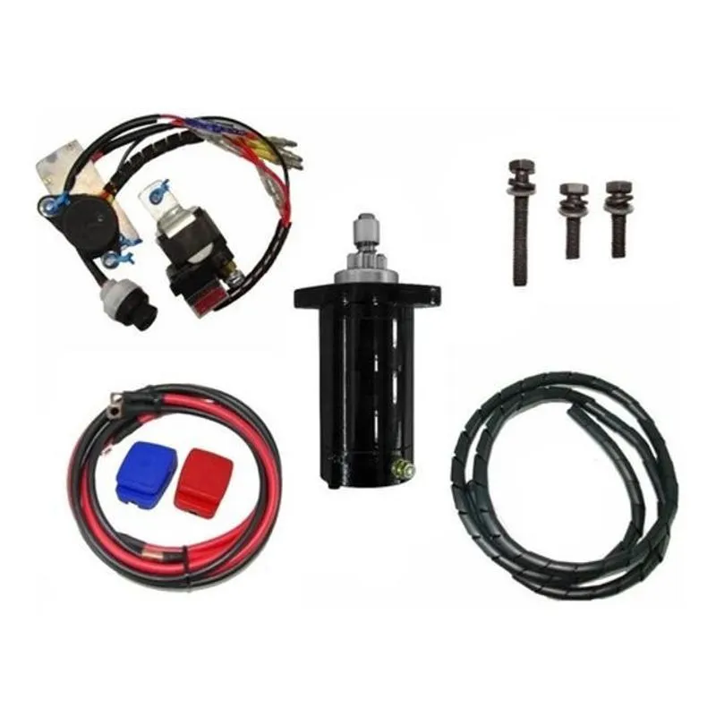 Kit Partida Elétrica Motor De Popa Yamaha 15 / 20 / 25 Hp
