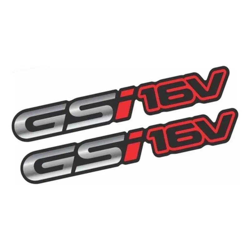 Par Adesivos Chevrolet Corsa Gsi16v Gsi 16v Resinado Crgsi02