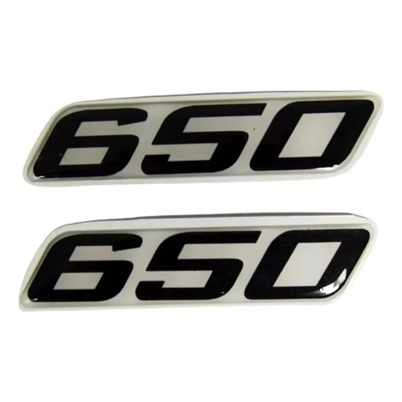 Par Adesivos Kawasaki 600 Resinado 10x2 Cms Re13 Fk