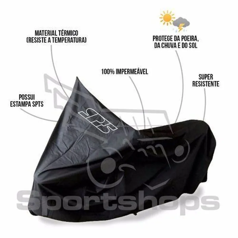Capa Protetora Para Moto 100% Impermeável Spts Tamanho P