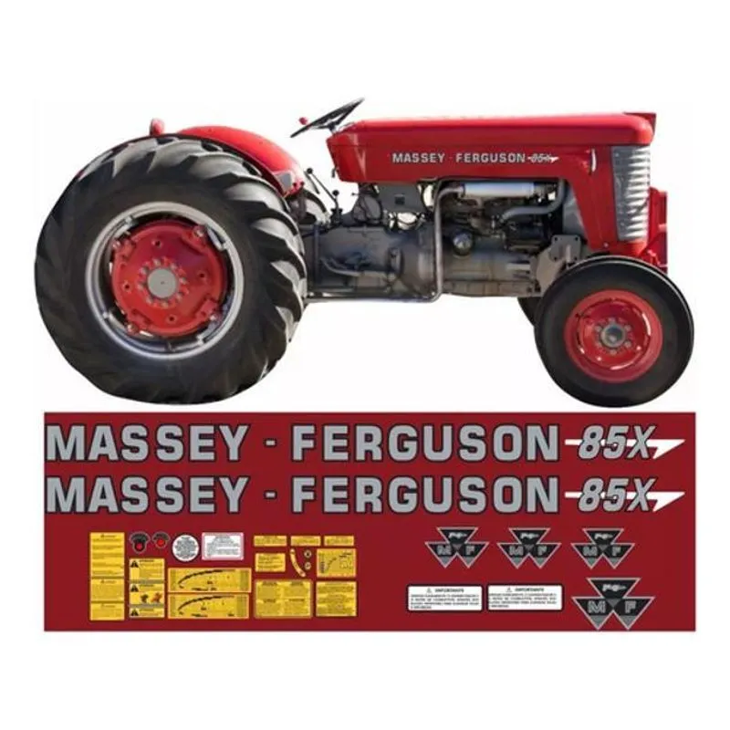 Kit Adesivos Massey Ferguson Mf 85x