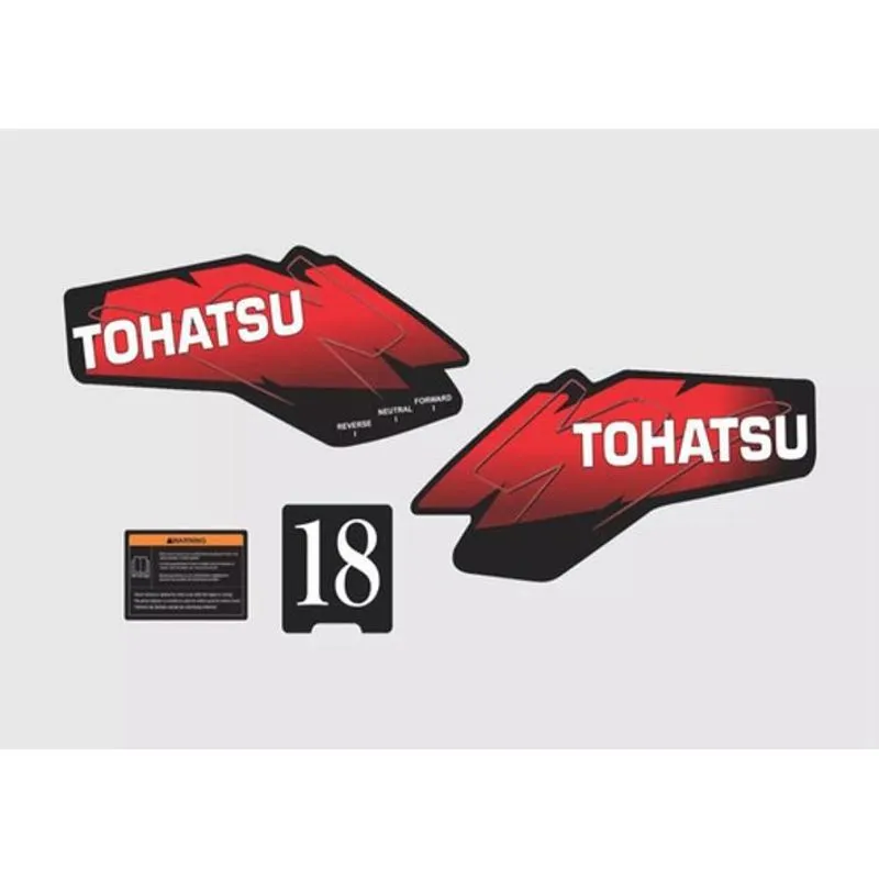 Kit Adesivos Tohatsu 18 Para Motor De Popa