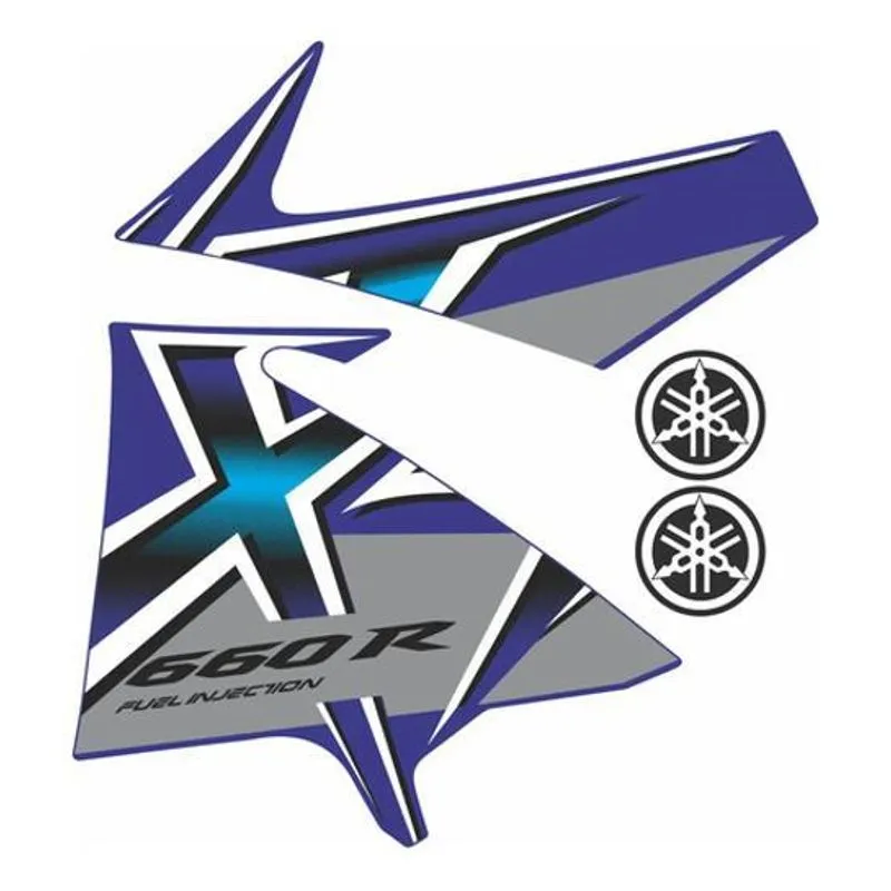 Kit Adesivos Xt 660r 2007 Azul Resinado 10322