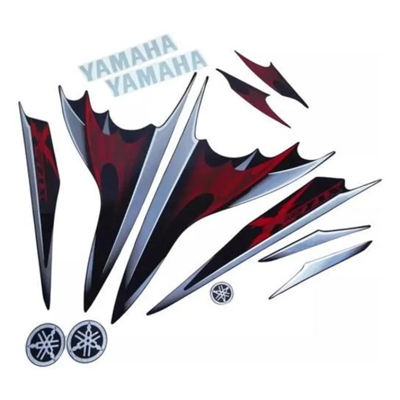 Kit Adesivos Xtz 250x 2008 Preta Resinado 10208