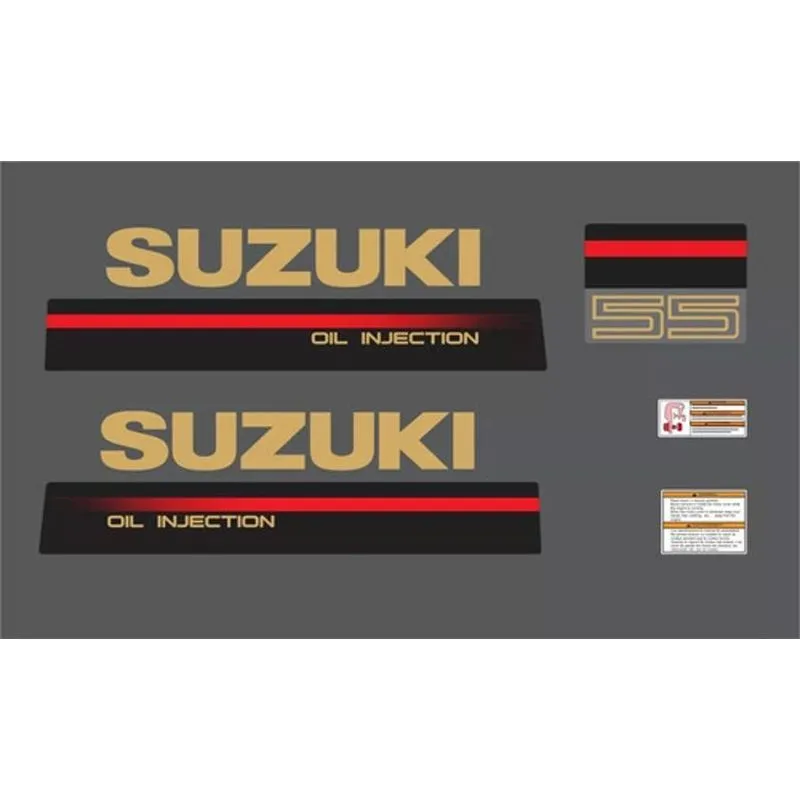 Kit Faixa Adesivo Motor Suzuki 55 Hp