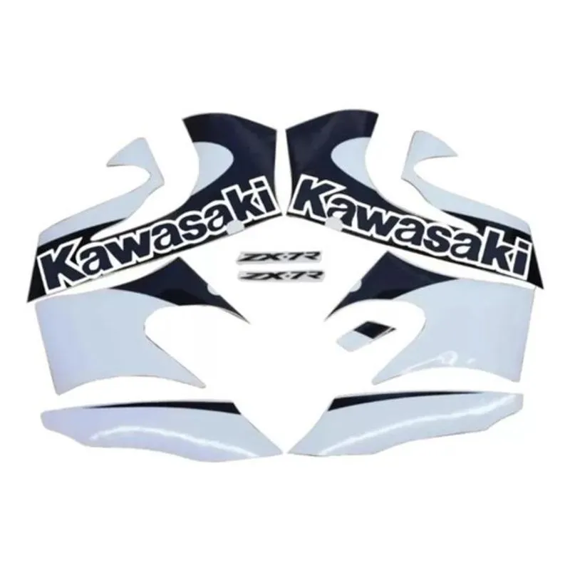 Kit Faixa Emblema Adesivo Kawasaki Ninja Zx7r 2001 Zx 7r