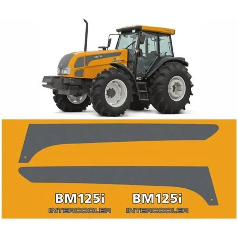 Kit Faixas Adesivas Compatível Trator Valtra Bm125i Comp