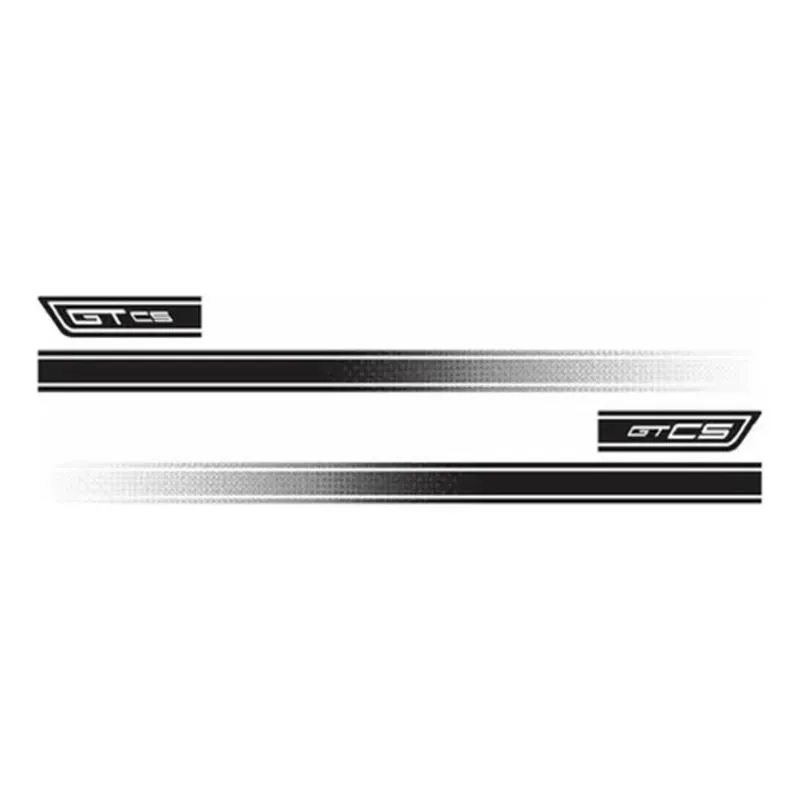 Kit Par Adesivo Faixas Laterais Ford Mustang Gt Cs 2011 Gt01