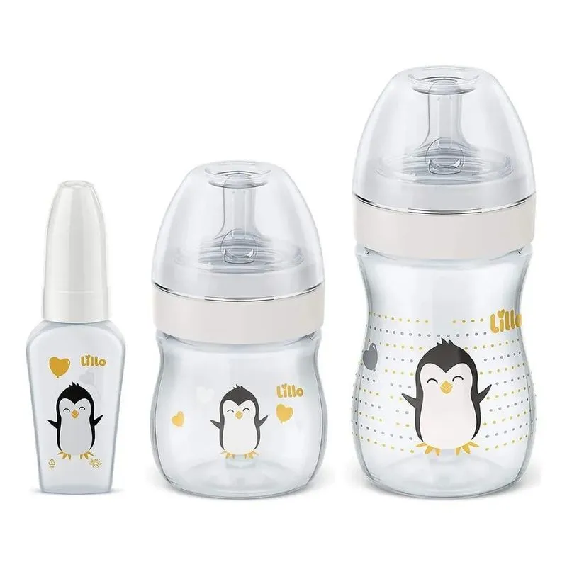 10x Kit De Mamadeira Primeiros Passos 50/150/240ml Neutro L