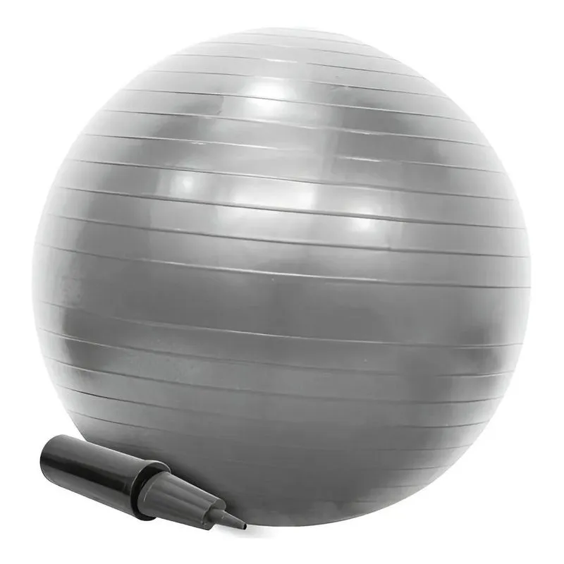 Bola Pilates Suíça 55cm Com Bomba Yoga Abdominais 200kg Cor
