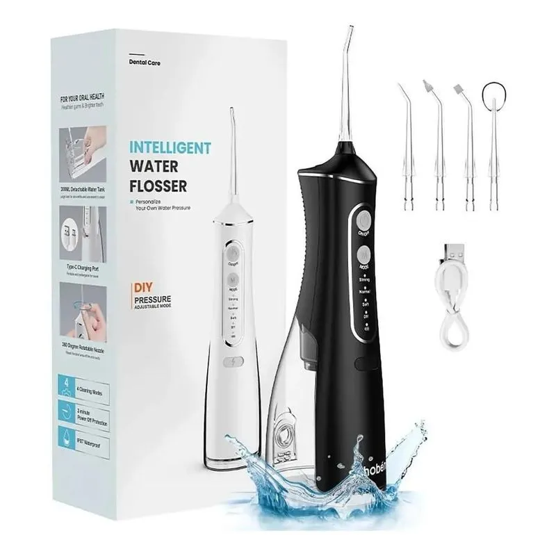 3x Irrigador Oral Potente Forte Elétrico Limpador Dental Buc